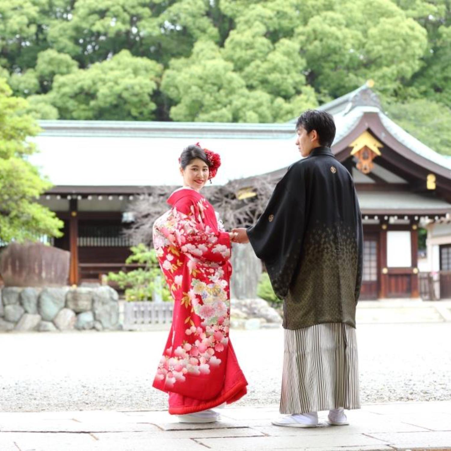 真清田神社参集殿で結婚式 結婚式場探しはハナユメ