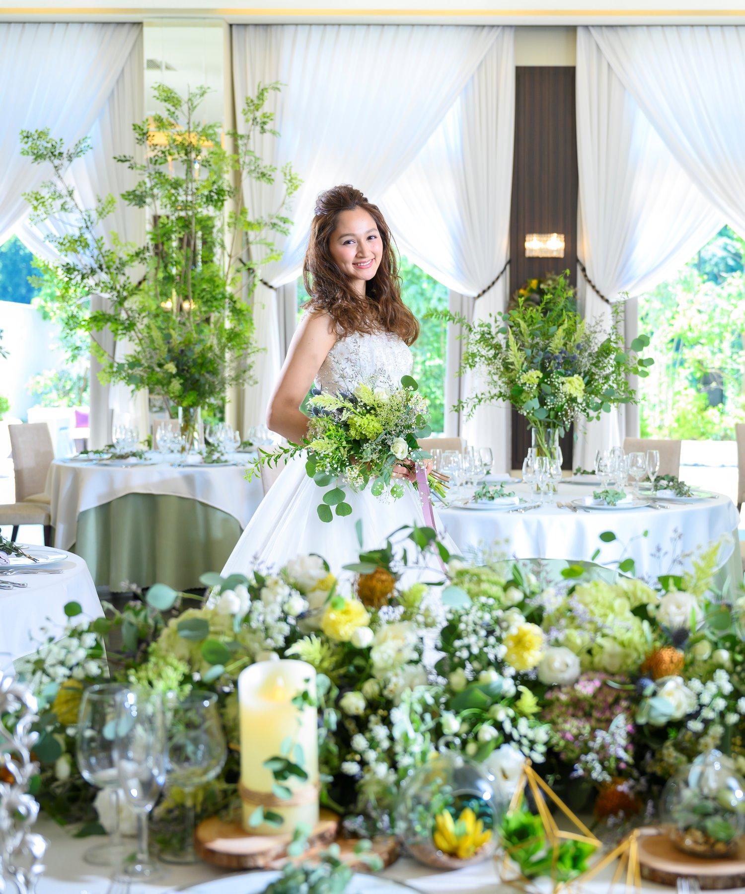 お花畑wedding グリーンキャメロット リバーサイドの結婚式挙式実例 結婚式場探しはハナユメ