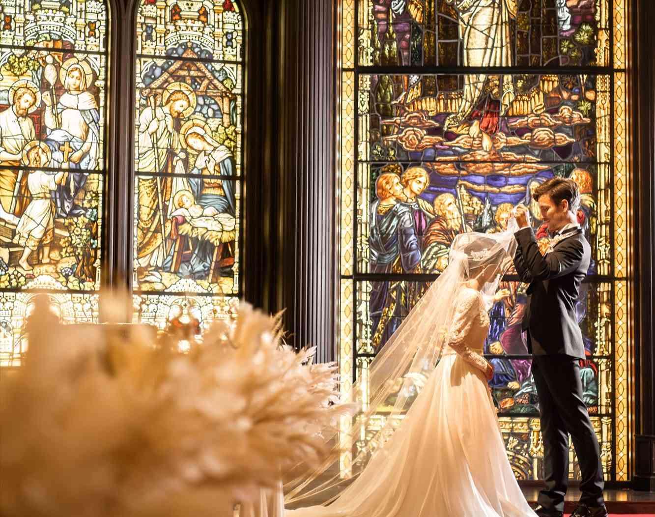 セント・ラファエロチャペル御堂筋～アンジェルミエール～で結婚式