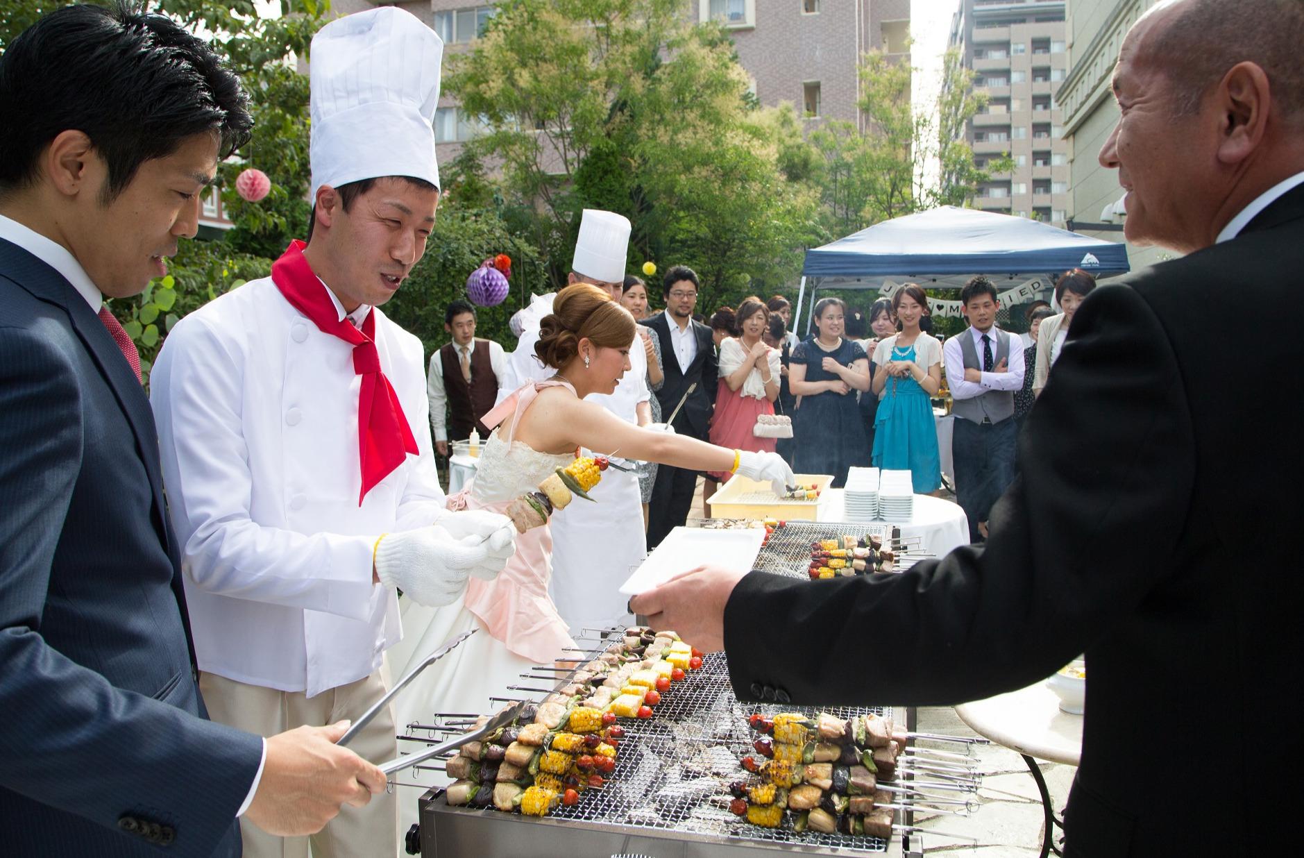 ガーデンBBQウェディング!の演出画像