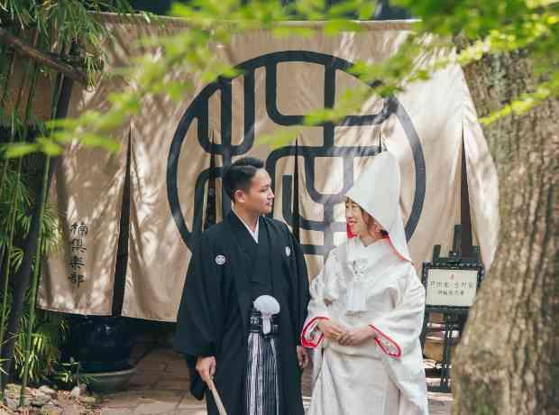 神前式×家族も友人も楽しめる２部制パーティーの挙式実例画像