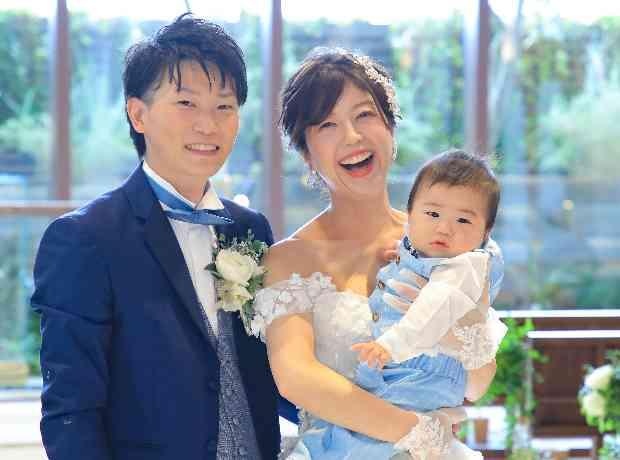～お子様と一緒に迎えた大切な記念日～の挙式実例画像