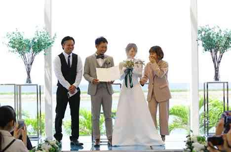♡笑顔溢れるリゾートWedding♡の挙式画像