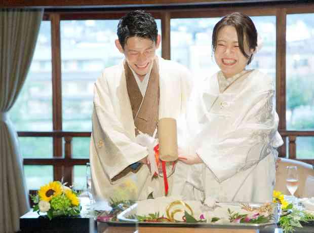 想いをのせて、おもてなしを届ける鮒鶴婚の挙式実例画像