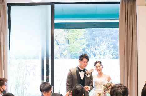 Jappanese marriageの披露宴画像