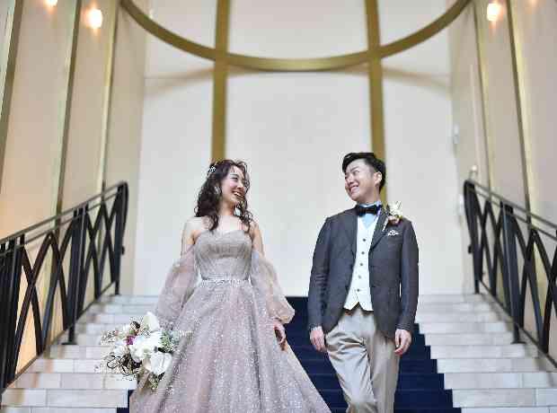 white Halloween weddingの挙式実例画像