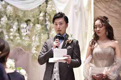white Halloween weddingの演出画像