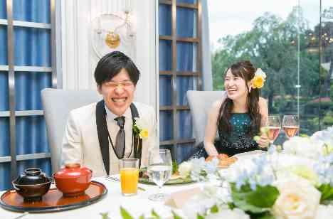 素晴らしい日本庭園に一目惚れ、人に惚れ!の披露宴画像