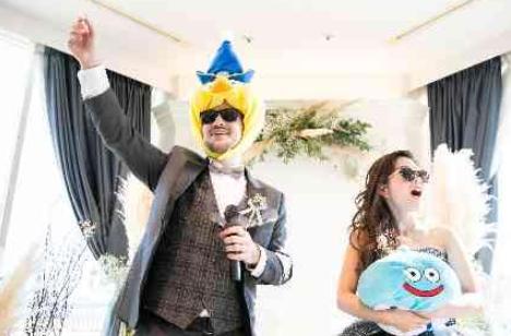 こだわりのBGMに合わせてLet's party♪の披露宴画像