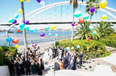 カジュアルなアットホームweddingの演出画像
