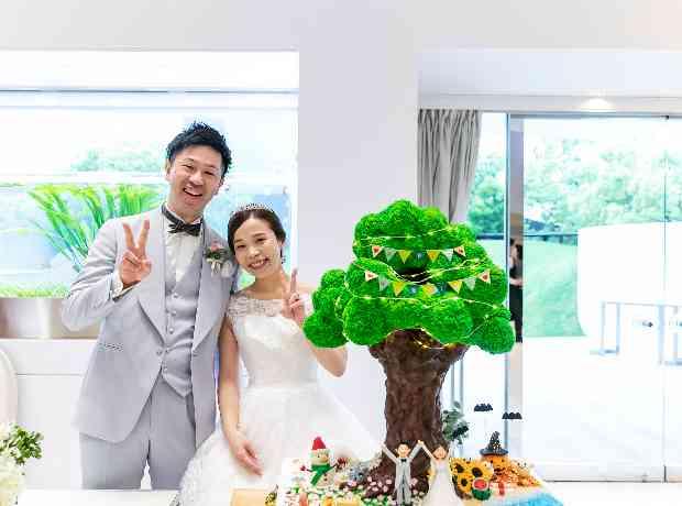 希望が叶った場所でのアットホームWeddingの挙式実例画像