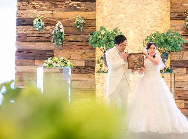 家族婚でも叶う！充実した素敵な結婚式！の挙式実例画像