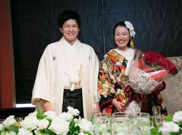 皆様へ感謝を伝えるお二人らしい結婚式の挙式実例画像