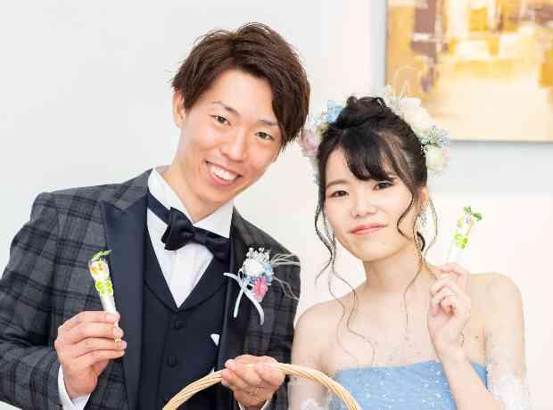 二人の夢が叶ったウエディングパーティの挙式実例画像