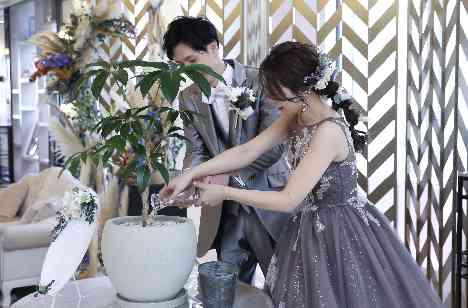 最高のスタッフのおかげで最高の結婚式ができる式場の演出画像