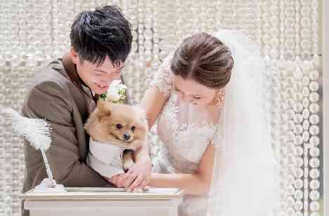 大切な家族と一緒に~憧れのペットウエディング~の挙式画像