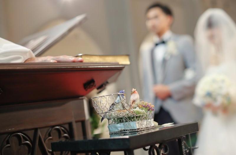 おふたりらしさを取り入れたオリジナルWeddingの挙式画像