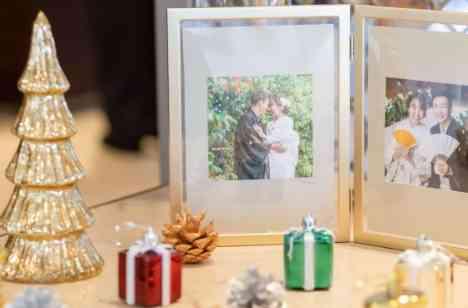 アットホームなクリスマスWeddingの披露宴画像