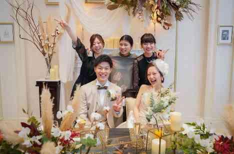 Christmas　Wedding！の披露宴画像