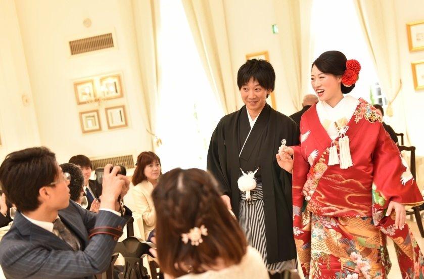 ご家族ご親族中心の温か和装パーティー♪♪の披露宴画像