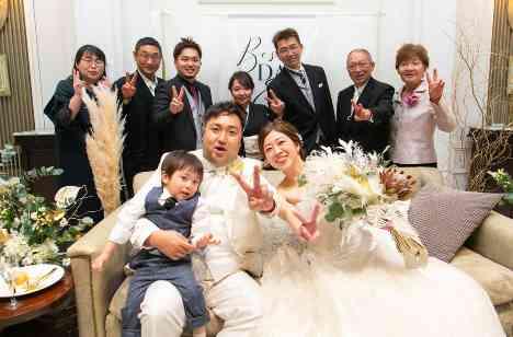 　アットホームにお子様と一緒に迎える結婚式　の披露宴画像