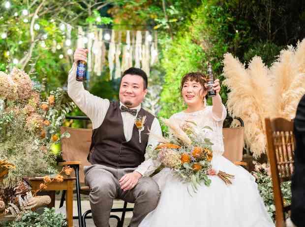 【テーマウエディング】～CAMP WEDDING～の挙式実例画像