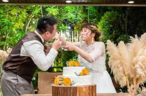 【テーマウエディング】～CAMP WEDDING～の披露宴画像