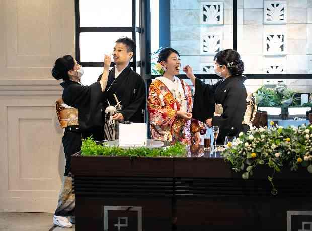 『楽しかったな』と思ってもらえるひとときの挙式実例画像