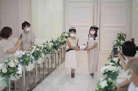 お子様だって主役☆ResortPartyの挙式画像