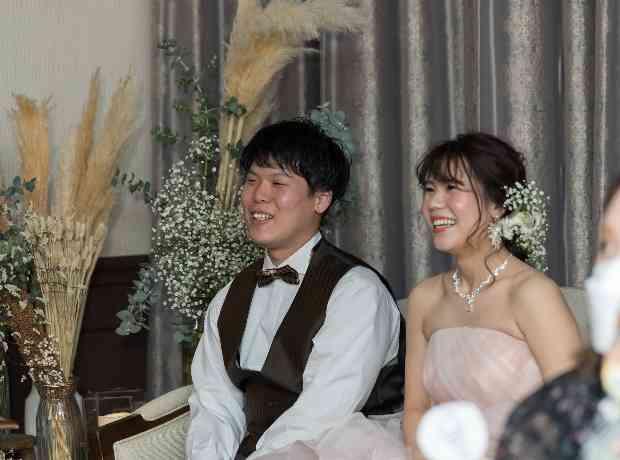 テーマ：堅苦しくないアットホームな結婚式の挙式実例画像