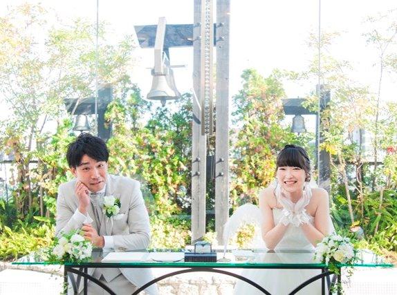 お二人らしさに囲まれたおもてなしWedding☆の挙式実例画像