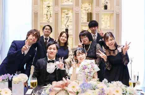 可愛らしいおふたりならではのパーティーを♡の披露宴画像