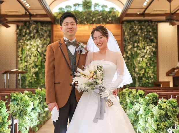 ゲストの皆様とわいわい楽しめる結婚式☆の挙式実例画像