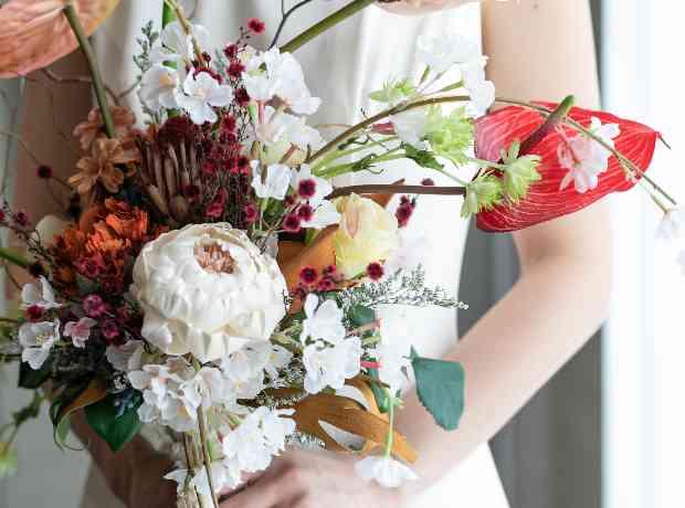 お子様と一緒のおしゃれweddingの挙式実例画像
