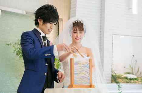 参加型の演出盛り沢山！テーマカラーは大好きなピンクの挙式画像