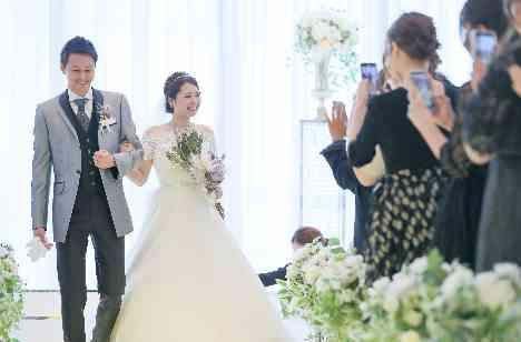 夢が形になった☆*゚ゲスト参加型ご結婚式の挙式画像