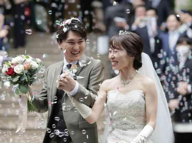 2人の「大好き！」があふれた結婚式☆の挙式実例画像