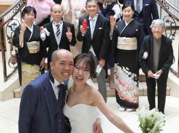 大好きな家族と過ごす幸せにあふれた時間の挙式実例画像