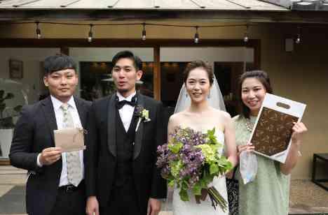 2年越しの結婚式(2022.5.21挙式)の演出画像