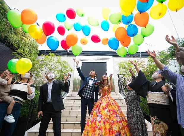 ♪仲間と奏でた 一体感Wedding♪の挙式実例画像