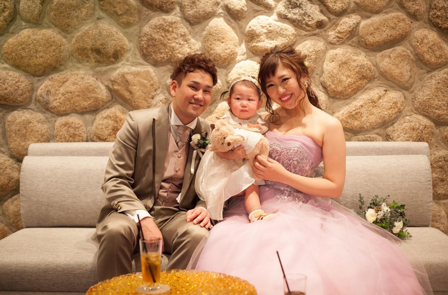 愛娘が結婚の立会人のファミリーウエディングの準備・打ち合わせ画像