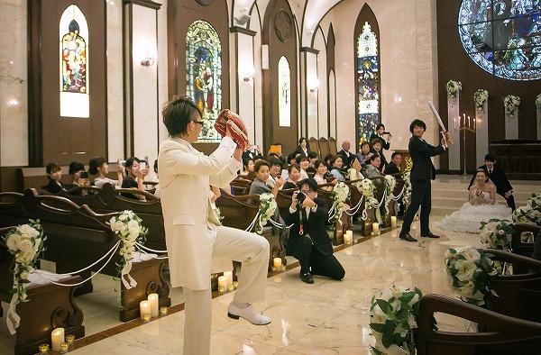 プレイボール！ヤクルトＷＥＤＤＩＮＧの挙式画像