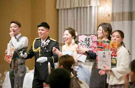 来てくれたゲストへ..おもてなしWedding..の演出画像