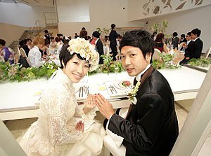 アンティークにこだわったお洒落ウェディングの挙式実例画像