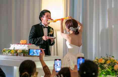 natural×music weddingの披露宴画像