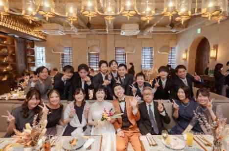 まるで同窓会のような懐かしくて楽しみな1日♪の披露宴画像