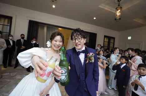 HomeParty×ChinemaWeddingの演出画像