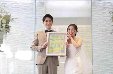 トレンド感溢れるオシャレWeddingの挙式画像