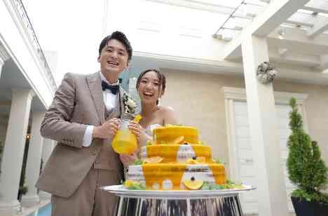 トレンド感溢れるオシャレWeddingの演出画像