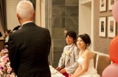 ゲストとともに楽しむおふたりらしいウエディングの披露宴画像